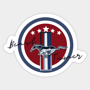 BEAST TAMER MUSTANG Sticker